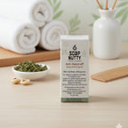 Soapnutty Anti-Dandruff Shampoo Bar | Tea Tree & Nettle | Natural Scalp Purifier with Soapnut, Cocoa Butter & French Pink Clay | Purify + Calm + Soothe | Plastic-Free | 50g